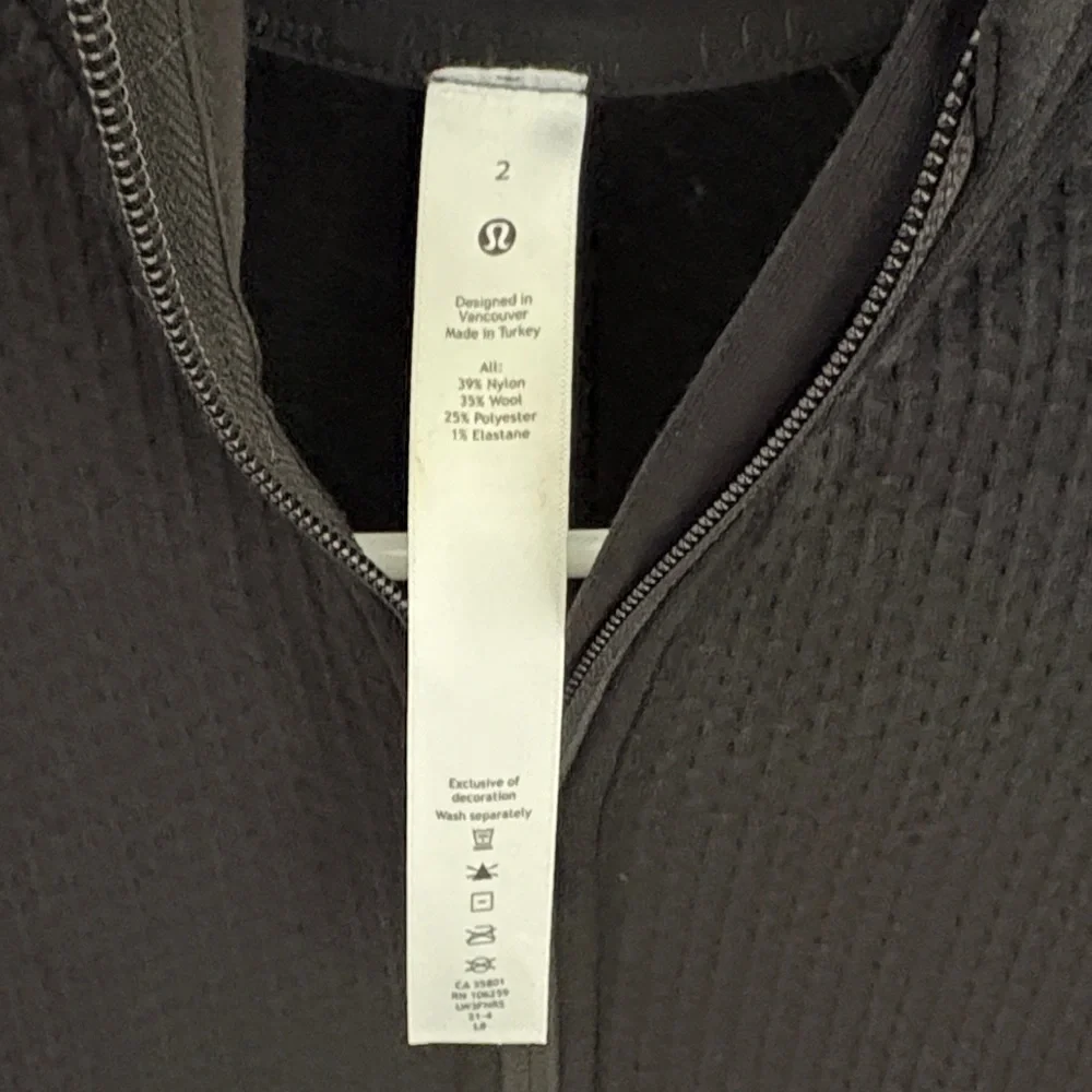 Lululemon engineered warmth half zip women’s Size 2 - Picture 2 of 8